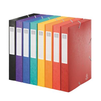 Boîte de classement Exacompta Cartobox - Dos de 4 cm - A la couleur- Le lot de 2