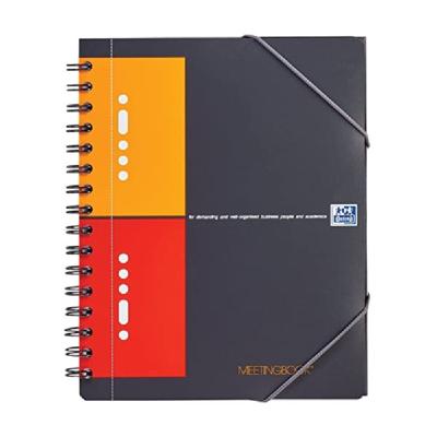 Cahier Meetingbook OXFORD A5+ perforé & quadrillé 5x5 - 160 pages - Le lot de 2