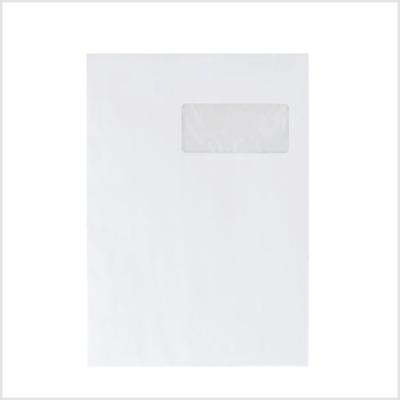 Enveloppes blanches 229 x 324 mm (C4) - 90g - Fenêtre 50 x 100 - Lot de 50