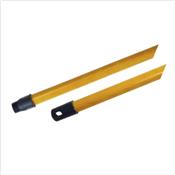 Manche balais bois  vis 130 cm - Vernis