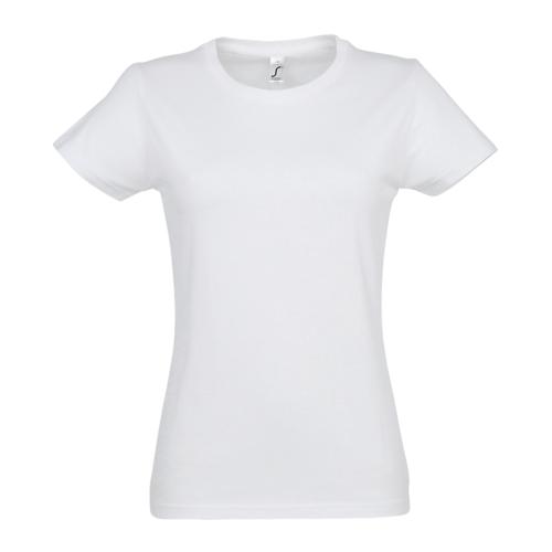T-shirt col rond Femme IMPERIAL 100% coton semi-peigné 190g/m²