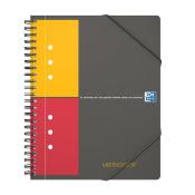 Cahier Meetingbook OXFORD A5+ perforé & quadrillé 5x5 - 160 pages - Le lot de 2