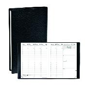 Agenda semainier 2023 Quo Vadis Prsident - 21 x 27 cm - 1 semaine / 2 pages - Noir