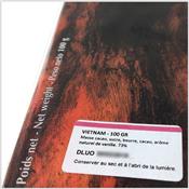 Tablette de chocolat noir Origine Vietnam - 100g