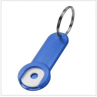 Porte-clés CADDY avec jeton Bleu