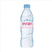 Eau minérale Evian 50 cl - Le lot de 24 bouteilles