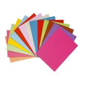 Chemises pastel Exacompta A4 170g carte recycle - Le lot de 100 - Assortiment