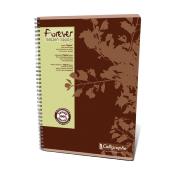 Cahier Calligraphe Forever 100% recyclé A4 - Spirales - 100 pages - Quadrillé 5x5 - 21 x 29,7 cm - Lot de 5