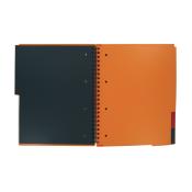 Cahier trieur Organiserbook OXFORD A4+ perforé & quadrillé 5x5 - 160 pages - Le lot de 2