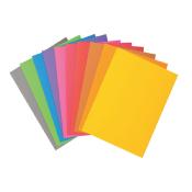 Chemises vives Exacompta A4 210g carte recycle - Le lot de 100 - Assortiment