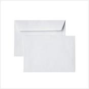 Enveloppes blanches 114 x 162 mm (C6) - 80g - Sans fenêtre - Lot de 50
