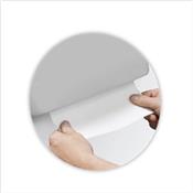 Essuie-mains Ecolabel plié à plat - 144 feuilles 25,5 x 20 cm - Le carton de 21