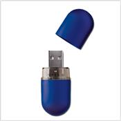 Clé USB GALET Bleu 2 Go