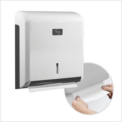 Distributeur pour essuie-mains plié ABS blanc