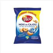 Noix de cajou grilles et sales au sel de Gurande VICO - Le sachet de 160g