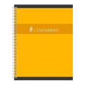 Cahier Conqurant A5 - 17x22 cm - Spirale 100p - Quadrill 5x5 - Le lot de 5