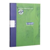 Cahier de brouillon piqre A5 Calligraphe ECORESPONSABLE 17 x 22 cm 96 pages lign & marg - Le lot de 5