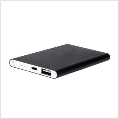 Batterie externe USB MONTANA 4000 mAh Noir