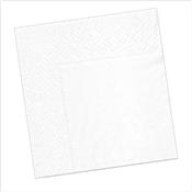 Serviettes en papier ouate blanc 2 paisseurs 40 x 40 cm - Le paquet de 100