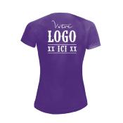 T-Shirt sport Femme SPORTY 100% polyester 140g/m²