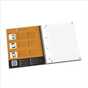 Notebook A4+ OXFORD perforé - petits carreaux - Le lot de 2 blocs