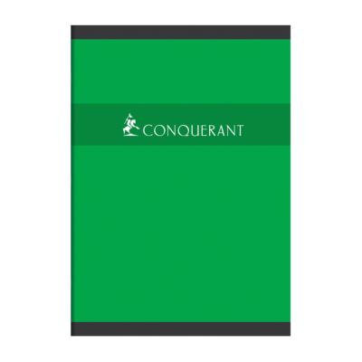 Cahier Conquérant A4 - 21x29.7 cm - Piqures 96p - Quadrillé 5x5 - Le lot de 5