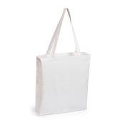 Sac shopping à soufflet et anses longues LAKOUS 100% coton 105g/m2