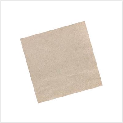 Mini serviettes cocktail en papier nature 2 épaisseurs 20 x 20 cm - Le paquet de 100