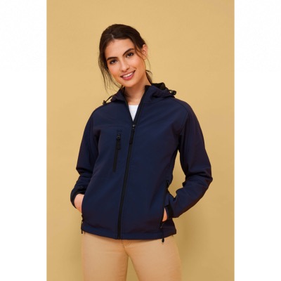 Blouson Softshell à capuche doublé polaire femme REPLAY WOMEN