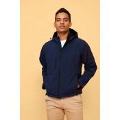 Blouson Softshell  capuche doubl polaire homme REPLAY MEN