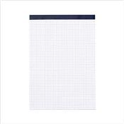 Bloc de bureau A4 sans couverture - Quadrill 5x5 - Le lot de 5 blocs