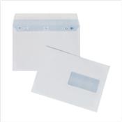 Enveloppes blanches 162 x 229 mm (C5) - 90g - Fenêtre 45 x 100 - Boite de 500