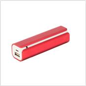 Batterie externe USB KANSAS 3000 mAh Rouge Blanc