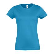 T-shirt col rond Femme IMPERIAL 100% coton semi-peigné 190g/m²