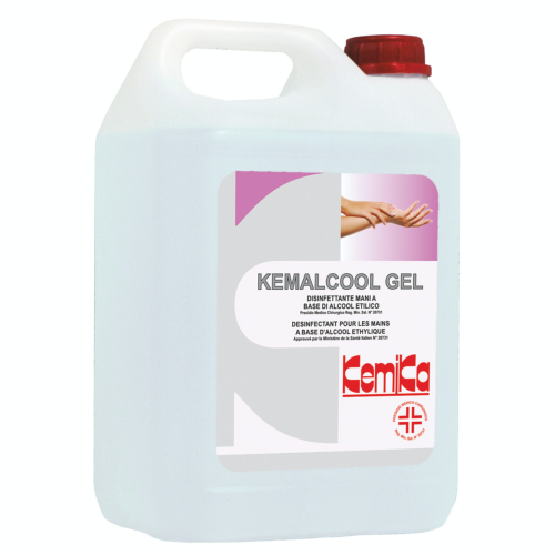 Gel hydroalcoolique virucide pour les mains EN 14476 - Le bidon de 5L