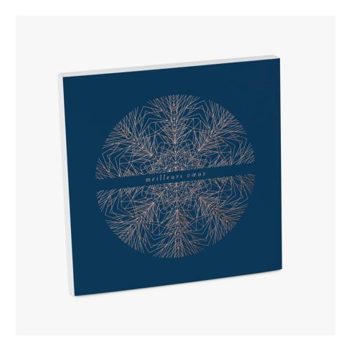 Carte chocolat - Precious Snowflake