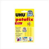 Pastilles adhésives PATAFIX UHU - L'étui de 80 pastilles jaunes