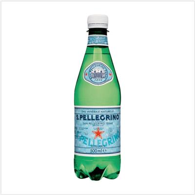 Eau minérale naturelle gazeuse SAN PELLEGRINO 50 cl - Le carton de 24 bouteilles