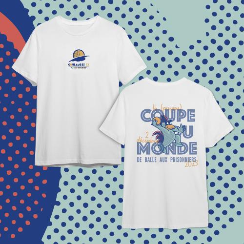 T-shirt Officiel de la (presque) Coupe du Monde de Ball’o Prisonniers
