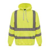 Sweatshirt capuche haute visibilité YOKO 280g/m²