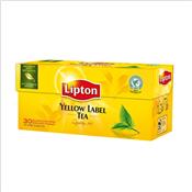 Th noir Yellow Label LIPTON - La bote de 30 sachets