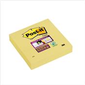 Notes POST-IT Super Sticky 76 x 76 mm - Jaune - Le lot de 6 blocs