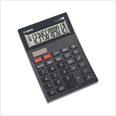 Calculatrice de bureau Canon AS-120 - 12 chiffres