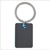 Porte-clés métal anthracite LODGE Bleu