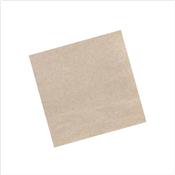 Mini serviettes cocktail en papier nature 2 épaisseurs 20 x 20 cm - Le paquet de 100