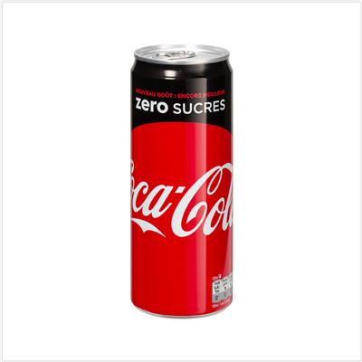 Coca-Cola Zéro 33cl - Le pack de 24 canettes