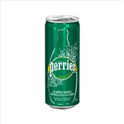 Eau minrale gazeuze Perrier 33 cl - Le lot de 24 canettes