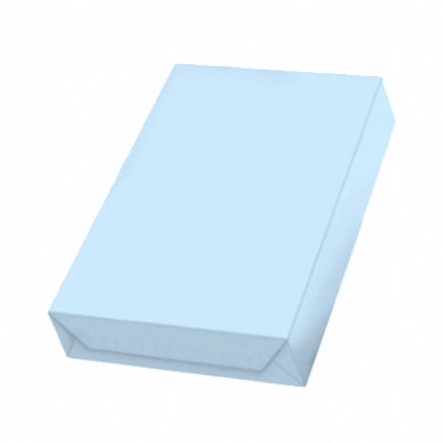 Papier couleur pastel A4 80g - la ramette de 500 feuilles - Bleu pastel