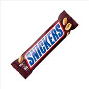 Barre chocolat caramel cacahutes SNICKERS 50g - Le lot de 32