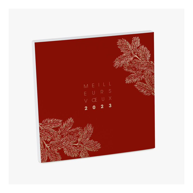 Carte chocolat - Warm Winter